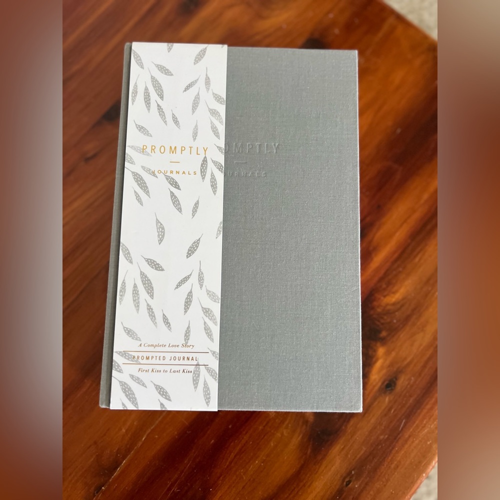 Promptly Journals “Our Love Story: First Kiss to Last Kiss” Journal